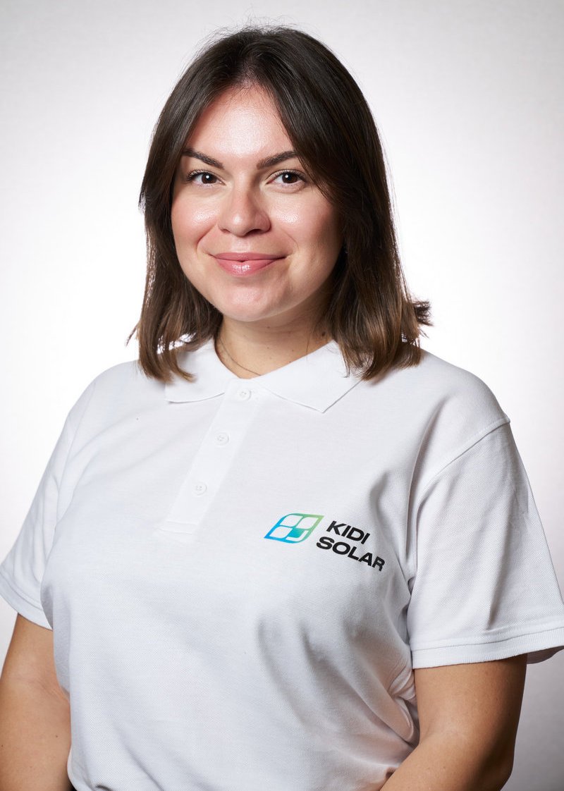 Alina Sales Manager at KIDI Solar Marbella Costa del Sol